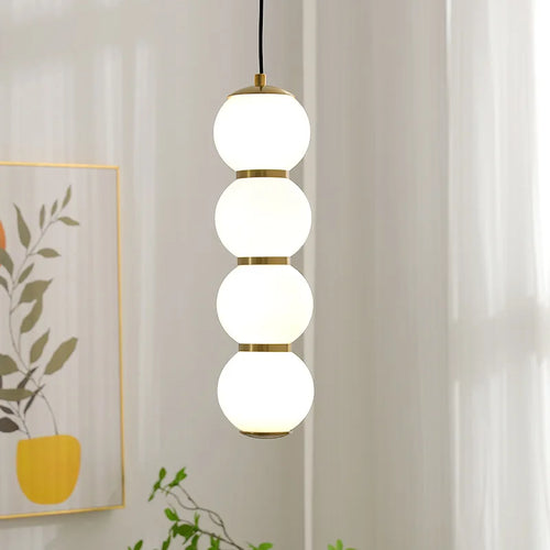 suspension style européen design luxe gourde verre led