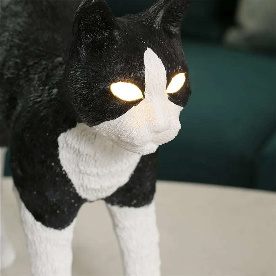 lampe de bureau esthétique en résine pour animaux décorative - vue 7 sur 9