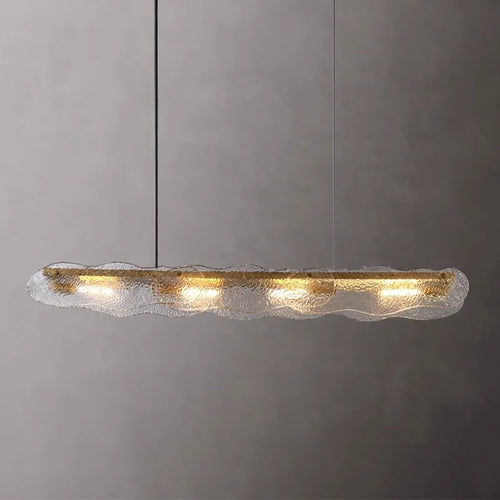 Moderne Pendelleuchte aus Kupfer und Glas für Restaurants - vue 2 sur 12
