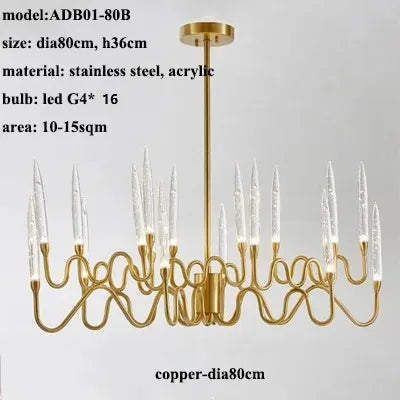 applique murale en cristal design lumineux pour intérieur élégant - vue 12 sur 22