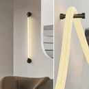 LED-Wandleuchte Minimalistisch Aus Weichem Silikon-Fasergeflecht