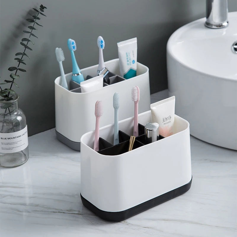 organisateur multifonction pour brosse à dents et accessoires de bain - vue 5 sur 8