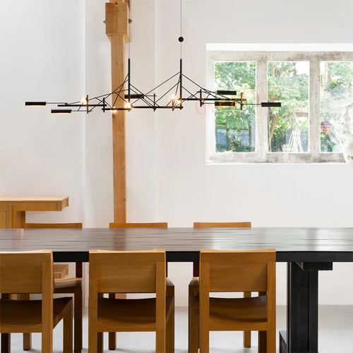 lustre nordique minimaliste postmoderne pour hôtel restaurant boutique