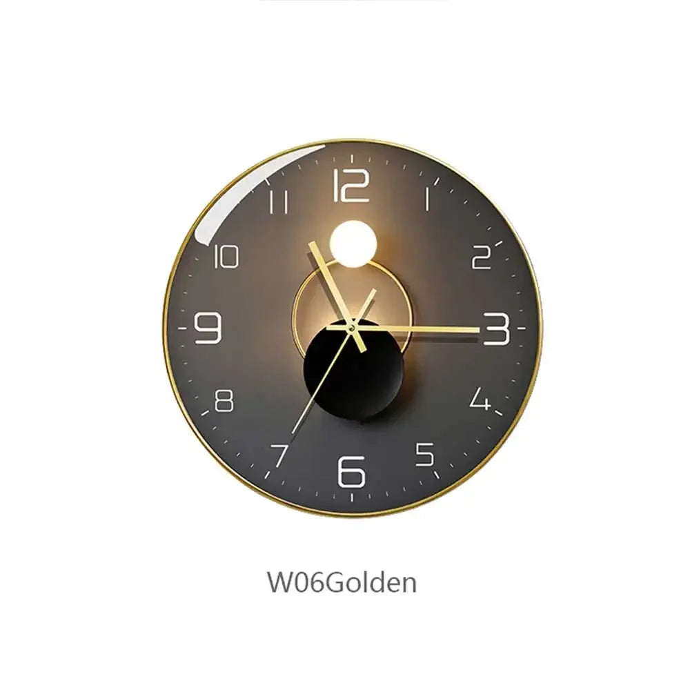 horloge murale en verre design moderne créatif pour décoration intérieure - vue 19 sur 18