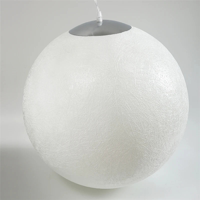 suspension LED en forme de lune design nordique moderne - vue 6 sur 7