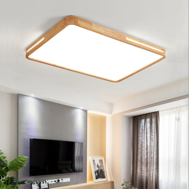 lampe de salon moderne style bûche plafonniers combinaison