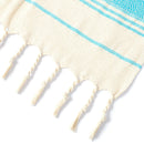 serviette de plage turque coton motif losanges jacquard