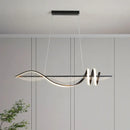 lustre linéaire moderne pour décoration intérieure et ambiance lumineuse