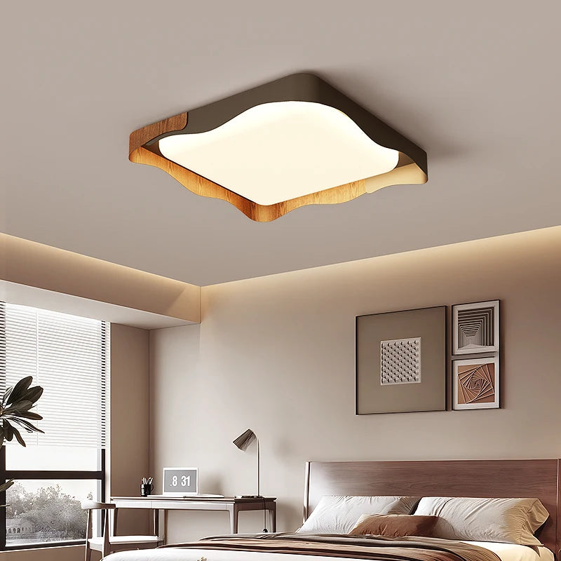 plafonnier rétro américain style wabi-sabi haut de gamme créatif - vue 3 sur 12