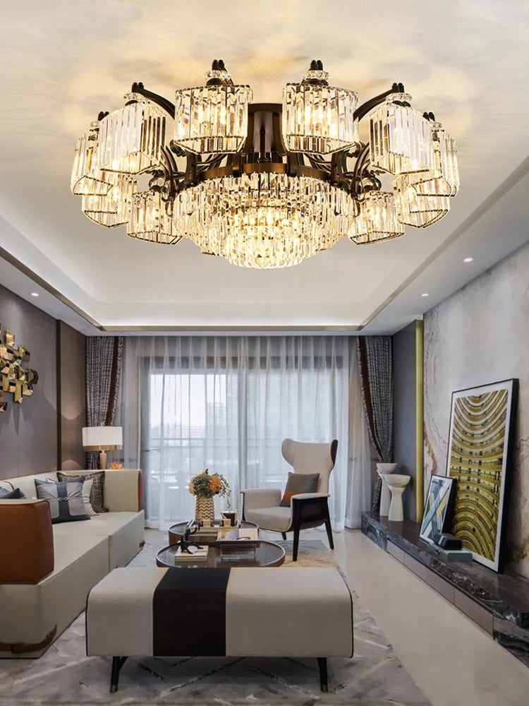 lustre à led postmoderne variable pour intérieur élégant 2024 - vue 10 sur 16