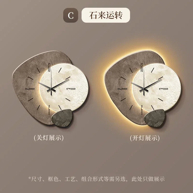 horloges murales modernes minimalistes pour décoration intérieure