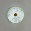 applique murale ronde led en marbre pour restaurant hôtel
