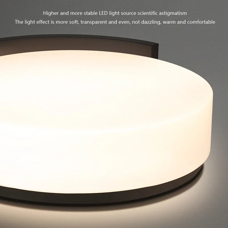 plafonnier led nordique lustre rond simple pour diverses allées - vue 6 sur 10