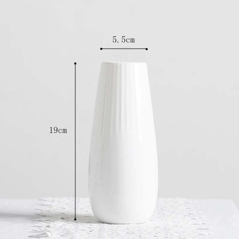 vase en céramique pour fleurs décoration intérieure et bureau - vue 10 sur 18