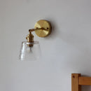 Vintage Glas-Wandleuchte für die Innendekoration