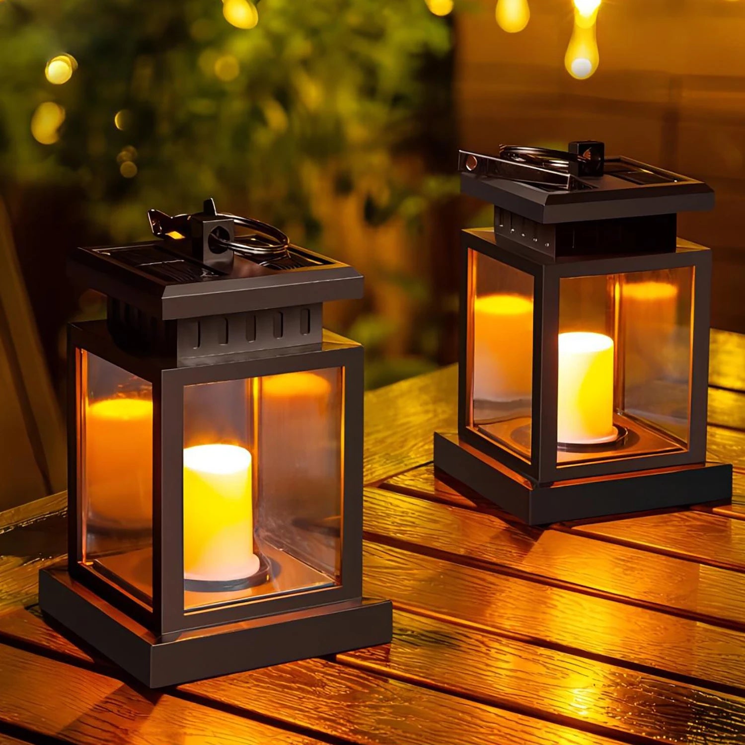 lampes solaires à led pour jardin et extérieur décoratif - vue 2 sur 7
