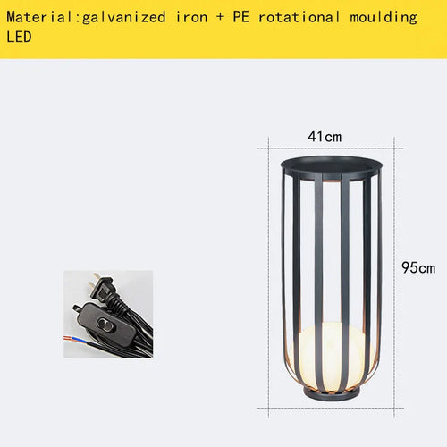 Solar-Stehleuchte im modernen Stil mit Acrylkugel und Metallstecker - vue 12 sur 18