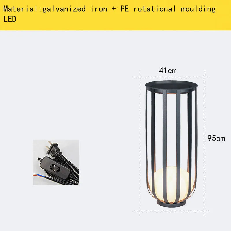 Solar-Stehleuchte im modernen Stil mit Acrylkugel und Metallstecker - vue 11 sur 18