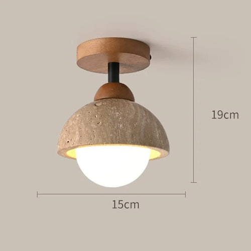plafonnier led moderne en marbre pour décoration intérieure - vue 8 sur 11