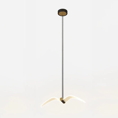 applique murale led créative mouette nordique éclairage allée