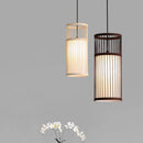 lustre bambou tissé main rotin osier