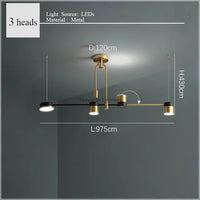 2024 LED Chandelier Lighting Modern Living Room Kitchen Decoration Indoor Metal Hanging Light Fixtures For Drawing Room