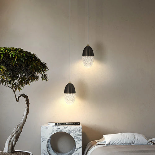 Nordische LED-Nachttischlampe modern für Restaurant und Bar - vue 6 sur 8