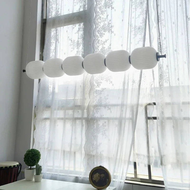 lustre led nordique pour décoration de maison suspendue - vue 5 sur 9
