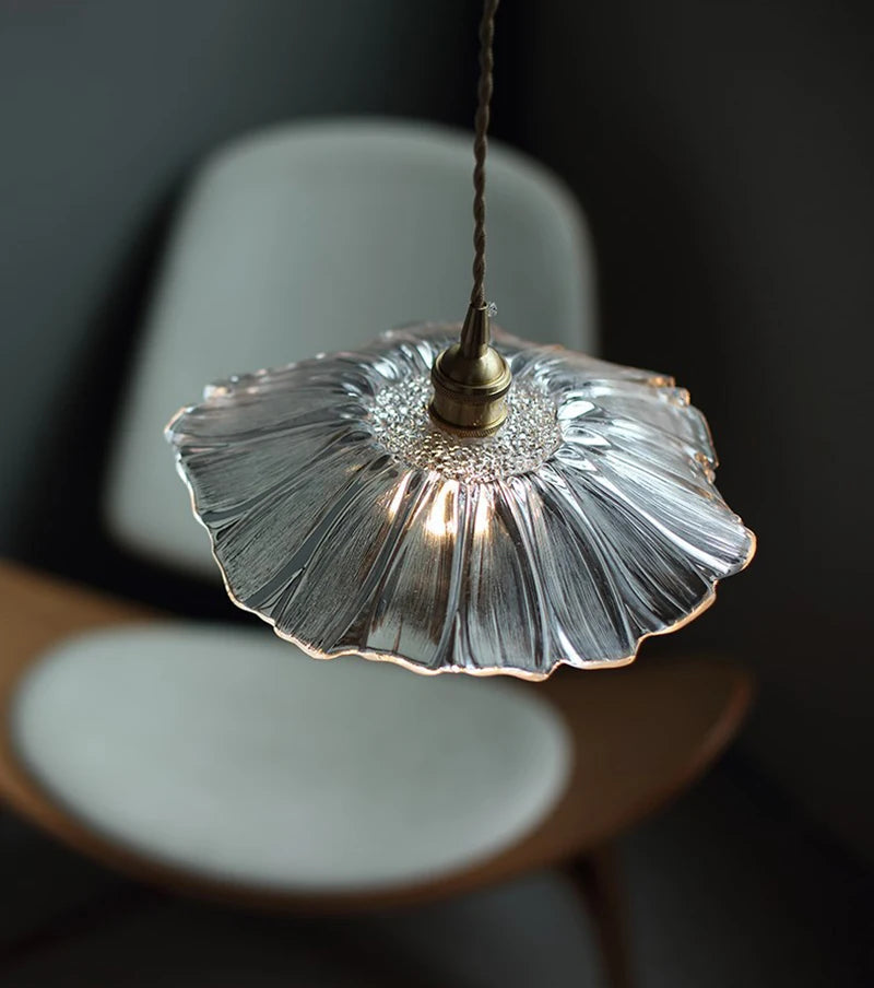 suspension en verre décoratif moderne style japonais - vue 7 sur 12