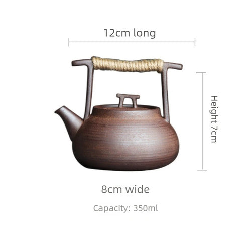 Théière céramique style roche zen rétro 800ml
