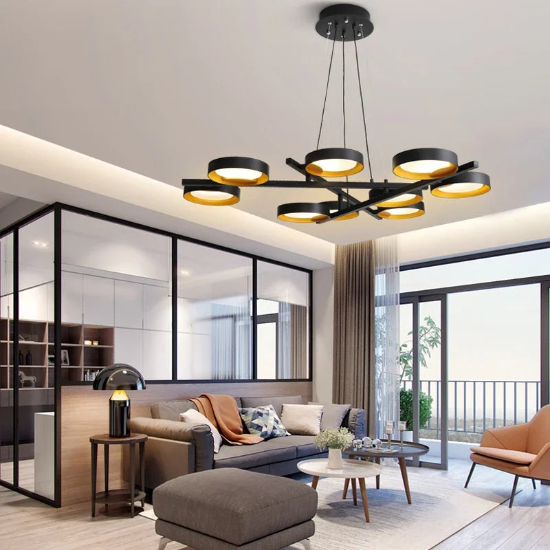 lustre nordique italien design moderne pour intérieur lumineux - vue 5 sur 20