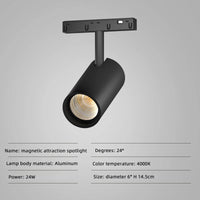 ensemble moderne de suspension à led sur rail intégré