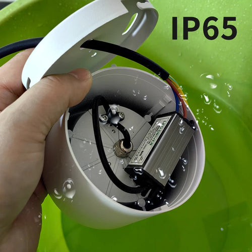 Wasserdichter LED-Spot für außen mit hoher Helligkeit Oberflächenmontage - vue 3 sur 14