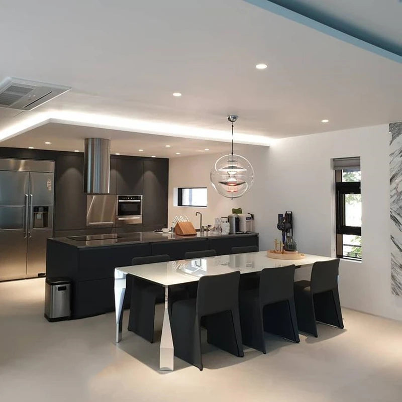 suspension globe créative led décoration danemark maison - vue 4 sur 9