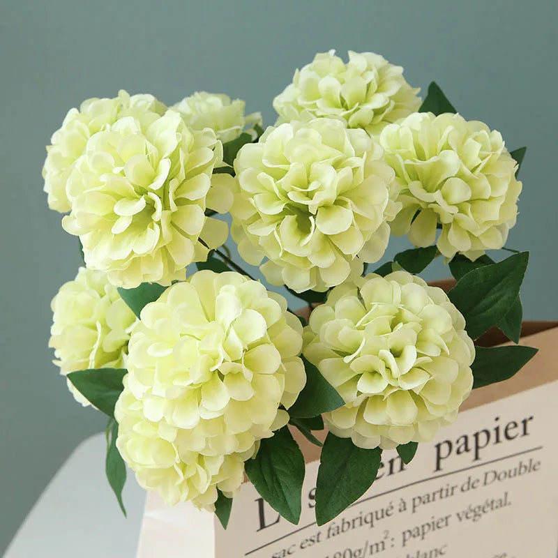 lot de 10 bouquets de pissenlit artificiels pour décoration intérieure et événements