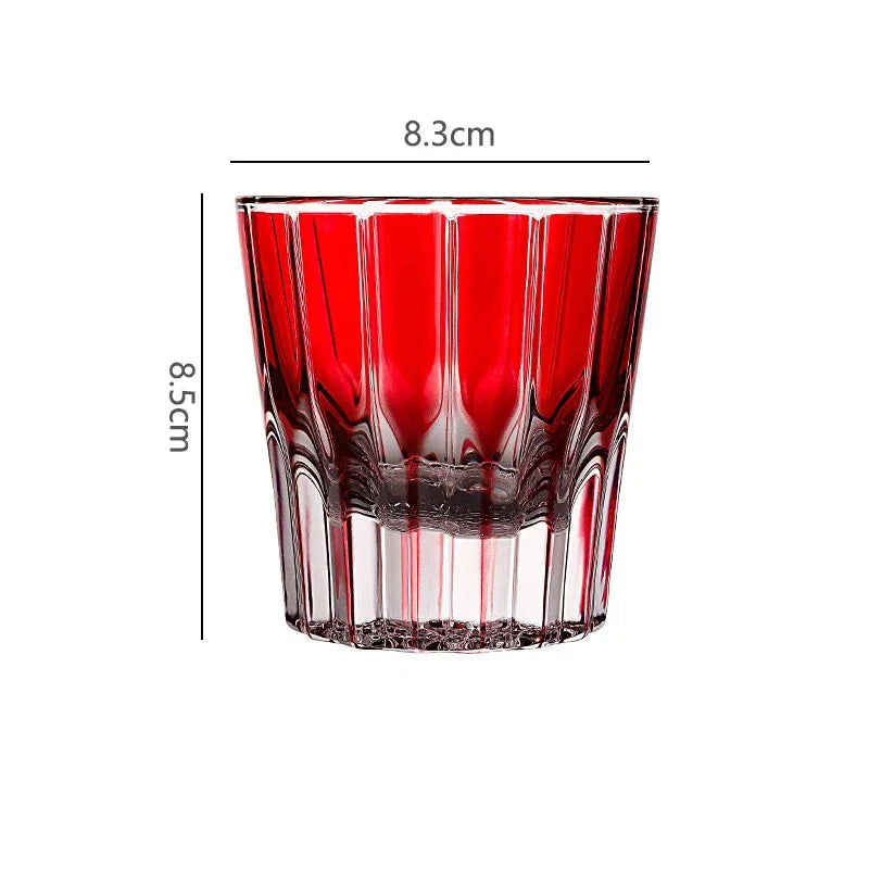 Verre whisky cocktail 200 ml rayures verticales design - vue 14 sur 15
