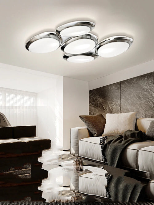 LED-Deckenleuchte im modernen Design in Galet-Form - vue 3 sur 9