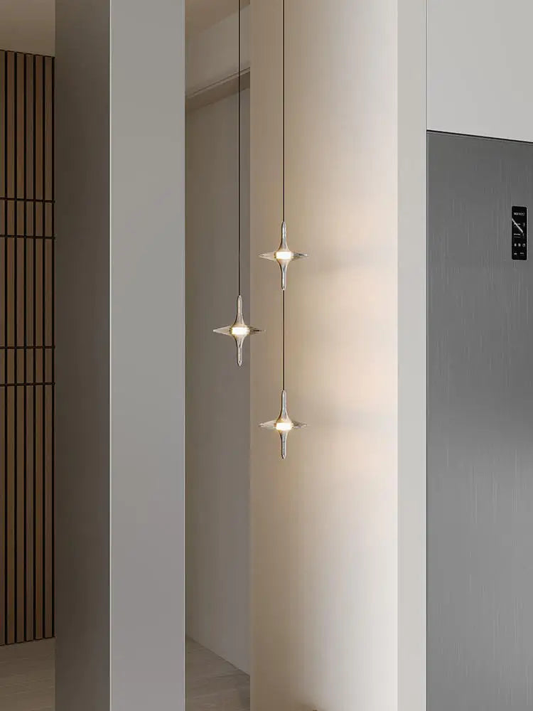 lustre à led design pour intérieur moderne élégant - vue 6 sur 10