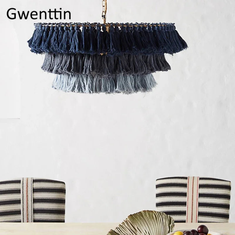 suspension en fil de soie pour décoration intérieure romantique - vue 6 sur 12
