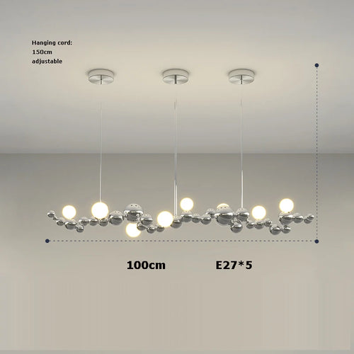 suspension artistique à led à intensité variable pour décoration intérieure
