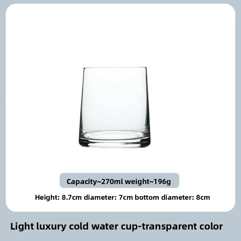 Ensemble verres cristal style moderne gobelets polyvalents maison