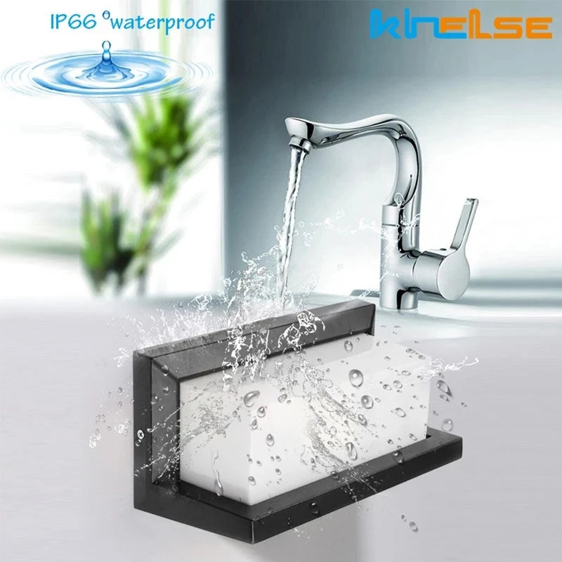 Wasserfeste LED-Außenwandleuchte mit Bewegungsmelder - vue 6 sur 11