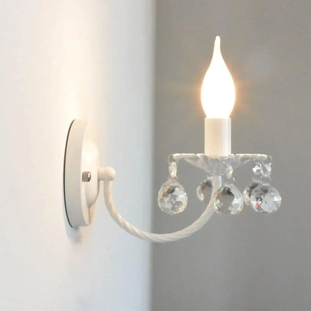 applique murale en cristal style coréen pour éclairage décoratif - vue 10 sur 16