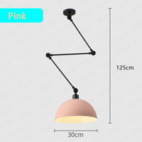 plafonnier led suspendu design scandinave moderne en aluminium