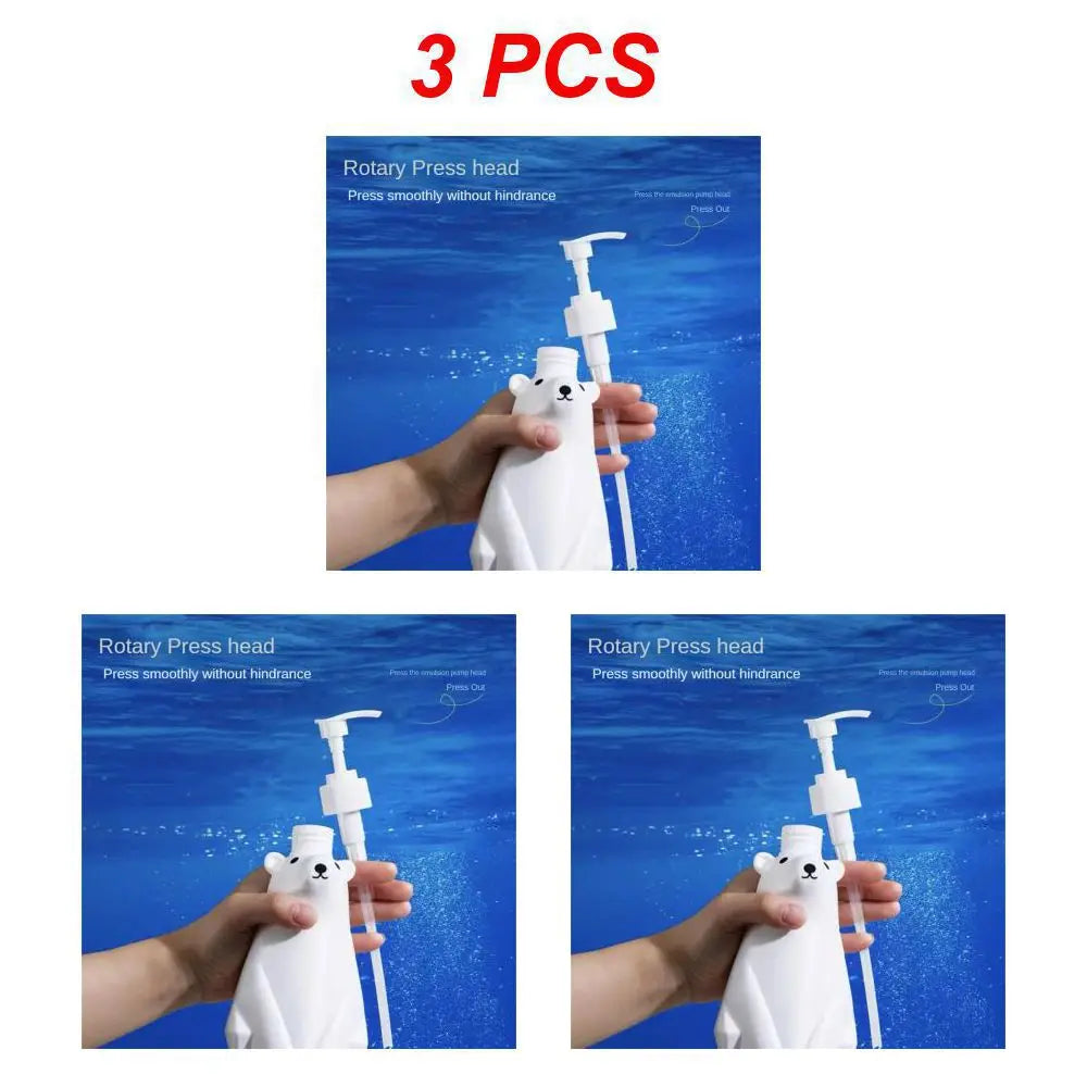 distributeur de lotion ours polaire mignon rechargeable pour savon et shampoing - vue 29 sur 34