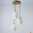 suspension en céramique design nordique créatif pour éclairage moderne