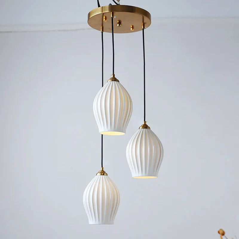 suspension en céramique design nordique créatif pour éclairage moderne - vue 11 sur 11