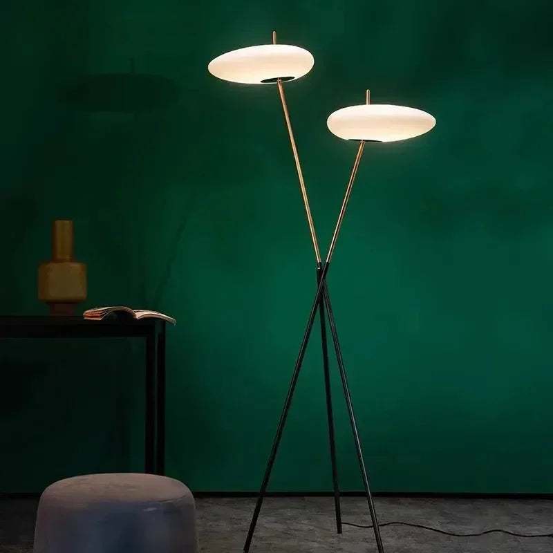 lampadaire moderne en acrylique style nordique pour décoration intérieure - vue 2 sur 9