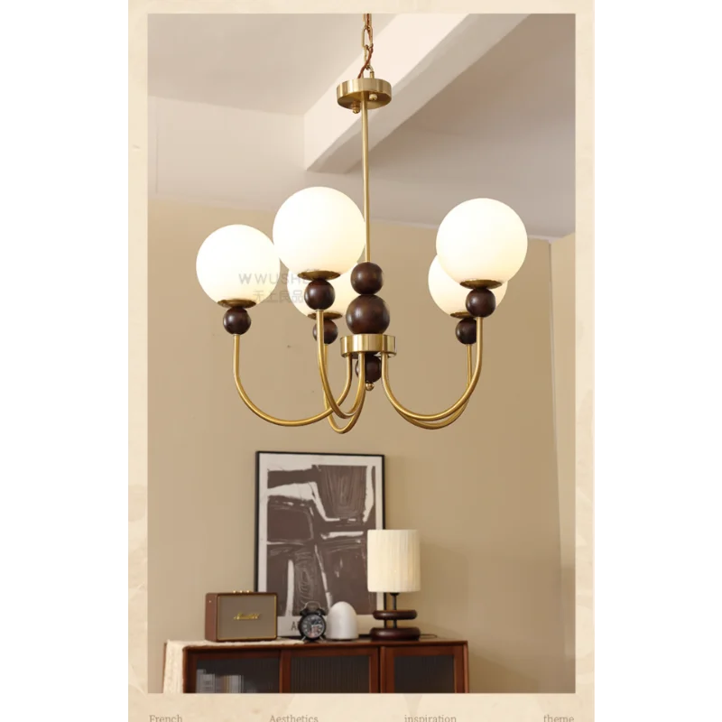 lustre médiéval français rétro lampe suspendue luminária - vue 6 sur 13
