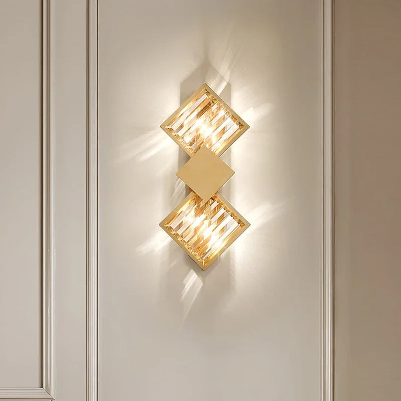 applique murale en cristal lumière de luxe - vue 2 sur 11